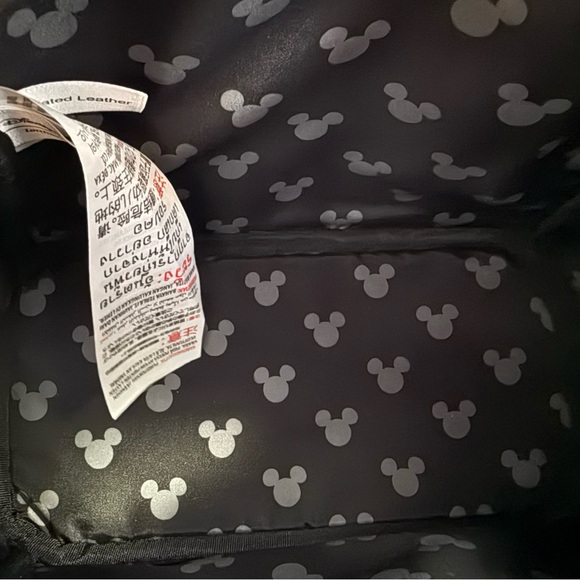 Disney Loungefly Black Woven Backpack - Picture 4 of 4